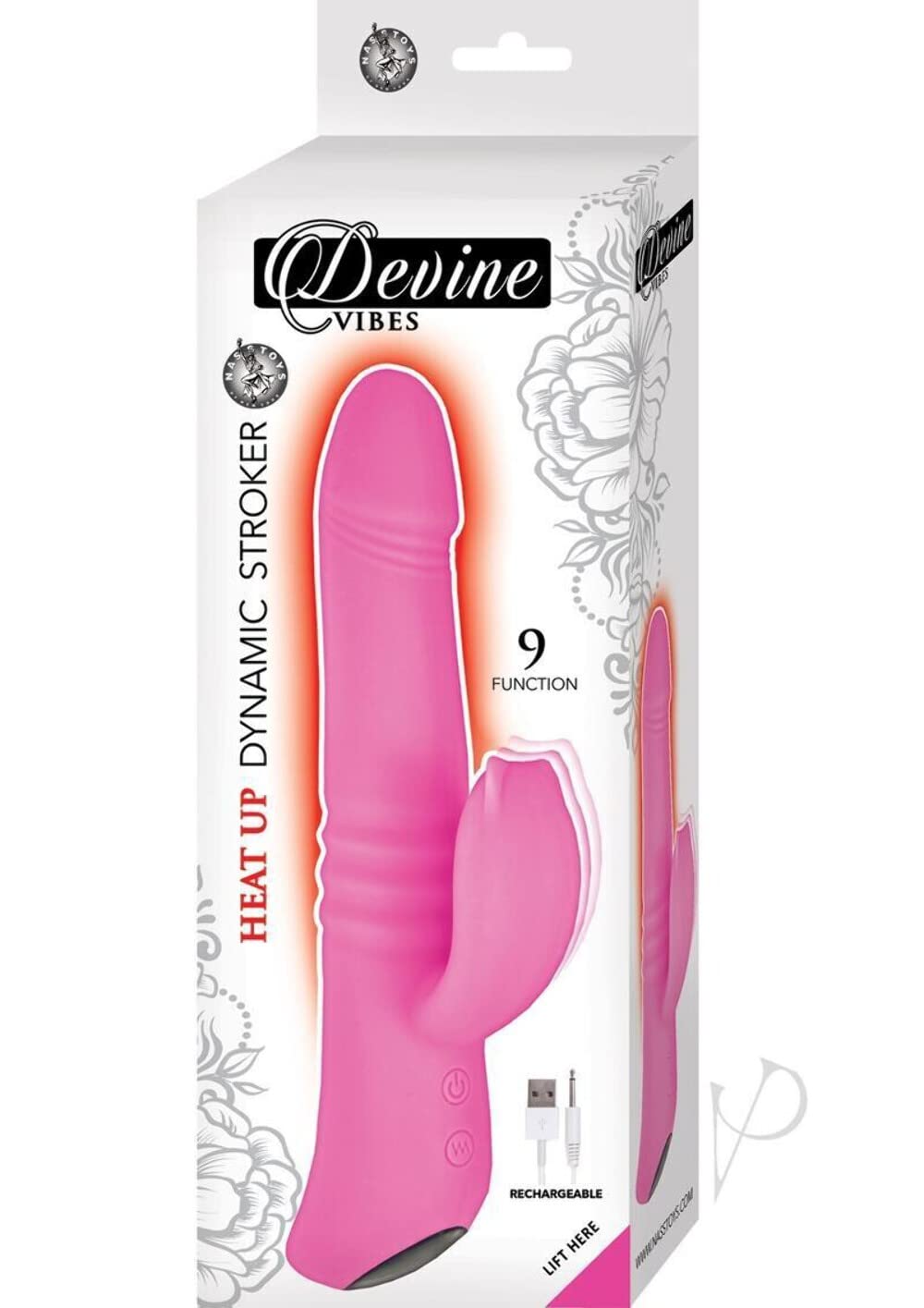 Devine Vibes Heat-Up Dynamic Stroker (Pink)