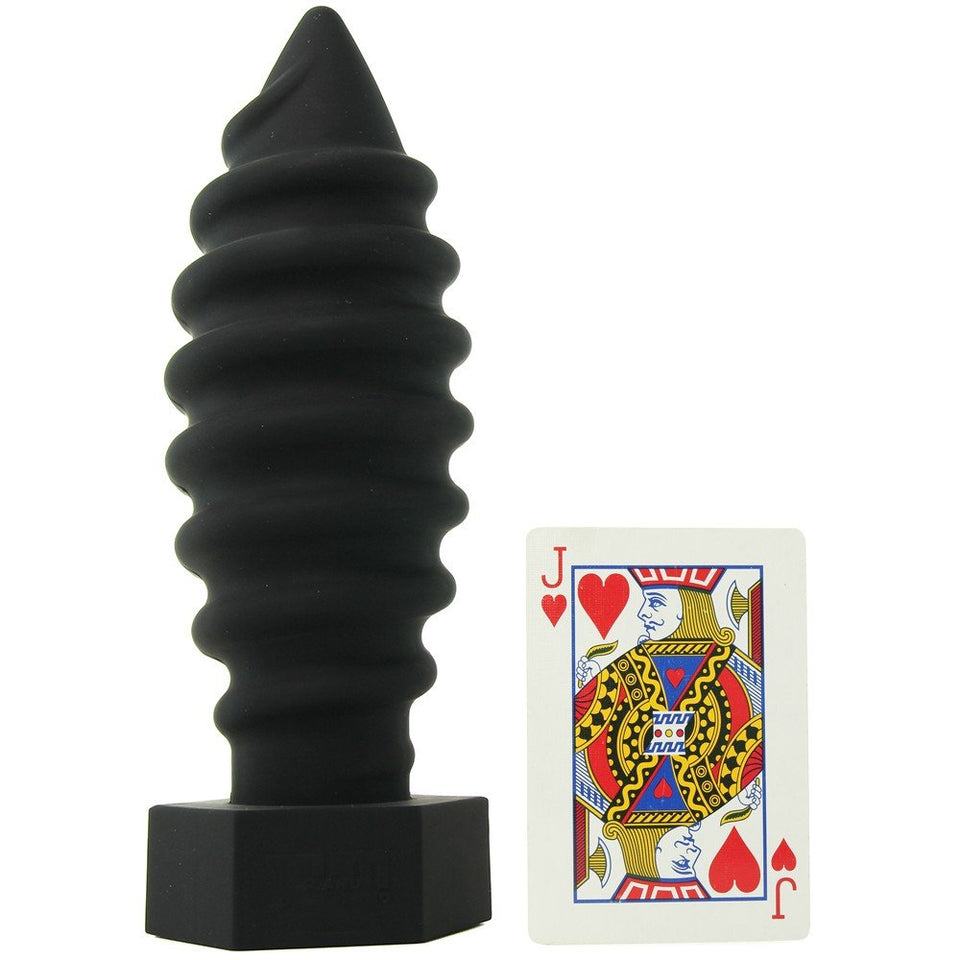Tom Of Finland Screw U Anal Plug, Black, (Tf1372)
