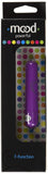 Doc Johnson Mood - Powerful - 7 Function Waterproof Bullet-Style Vibrator (3.4 Inches) - Whisper Quiet With Velvet Touch Finish - Requires 1 Aa Batteries - Small - Purple