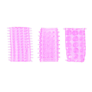 (D) SENSO RINGS - 3 PACK PINK