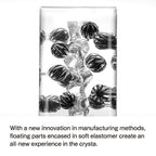Tenga Reusable Firm Floating Shape Masturbator, Crysta Leaf Cry-001