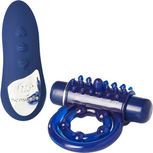 Sensuelle R/C Bullet Ring Blue