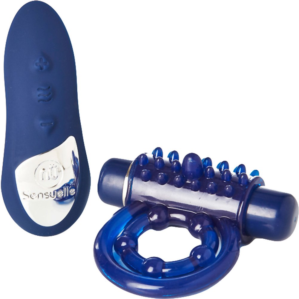 Sensuelle R/C Bullet Ring Blue