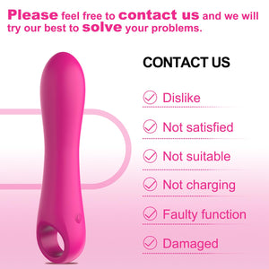Adult Toys G Spot Dildo Vibrator - NSBAN Mini Vibrating Dildos with 10 Powerful Vibrations Modes, Anal Clitoris Finger Vibrators
