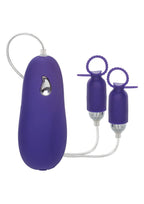 California Exotic Novelties Nipple Play Silicone Vibrating Nipple Pleasurers, Purple