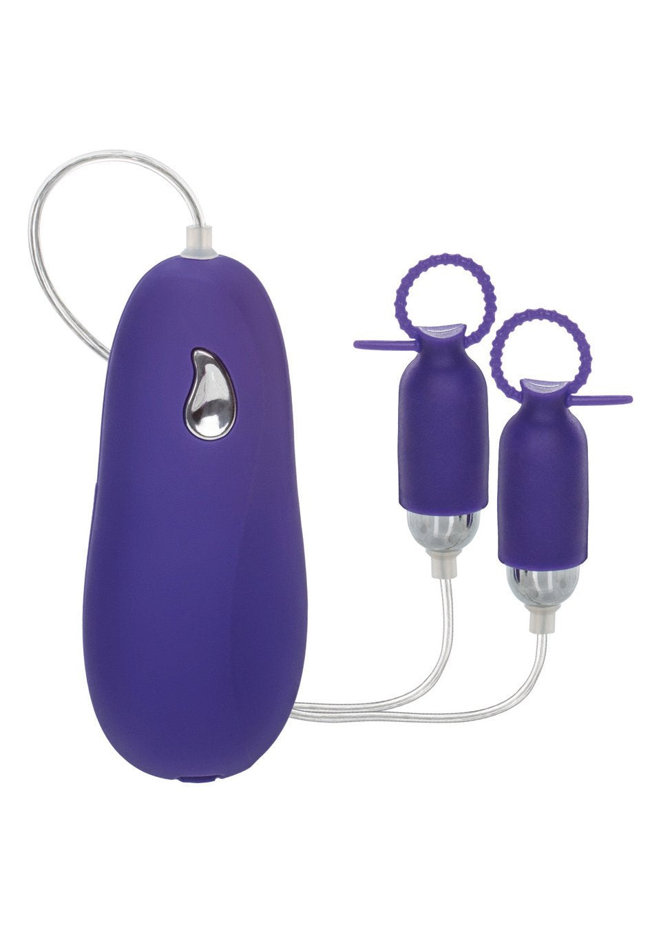 California Exotic Novelties Nipple Play Silicone Vibrating Nipple Pleasurers, Purple