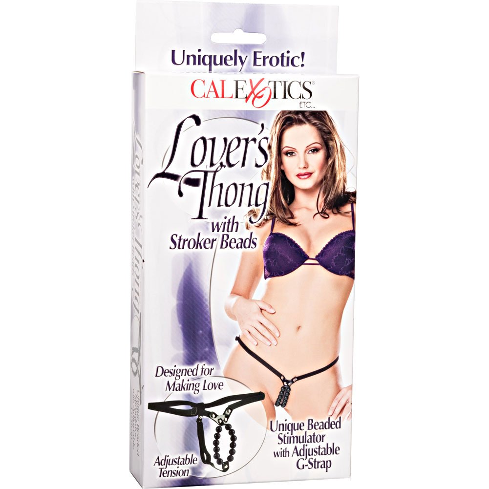 Lover'S Thong W/ Stroker Beads Vib.