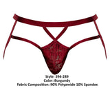 Lucifer Strappy Jock Burgundy S/M