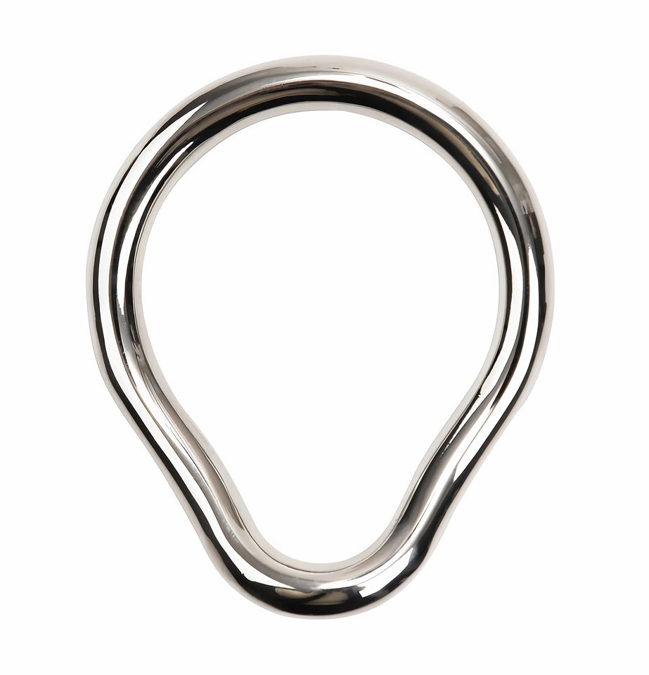 SeLgurFos Penis Ring Stainless Steel Curved Cockrings 7 Different Sizes of Erection Ring Metal Testicle Rings Male Sex Toys Adul