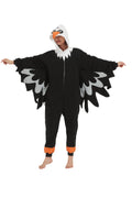 HvnTjvn Eagle Costume Bald Animal Funny Onesie for Adult Couples One Piece Pajamas Cosplay Unisex Halloween Christmas Cosplay fo