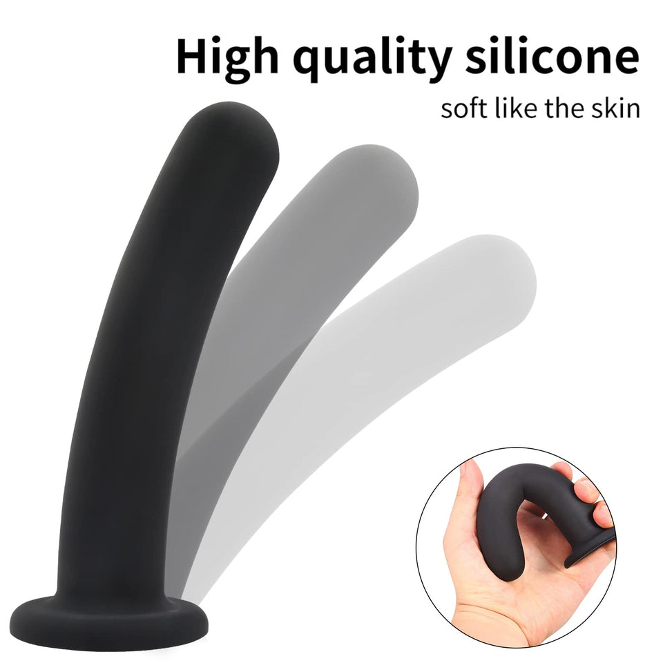 Anal Dildos Anal Plug Training Set,3 Sizes Silicone Butt Plug Anal Trainer Kit with Strong Suction Cup Base Anal Toys Sex Toys f