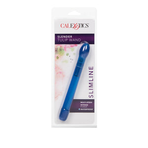 California Exotics Slender Tulip Wand Massager, Cobalt