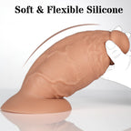 3.8 ' ' Diameter Huge Thick Anal Dildo, 7.5 Inch Huge Silicone Girth Dildo Butt Plugs with Strong Suction Cup & No Balls for Dee