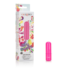 Calexotics Tiny Teasers Mini Bullet - Adult Rechargeable Vibe Massager - Waterproof Travel Size Sex Toys For Couples - Pink