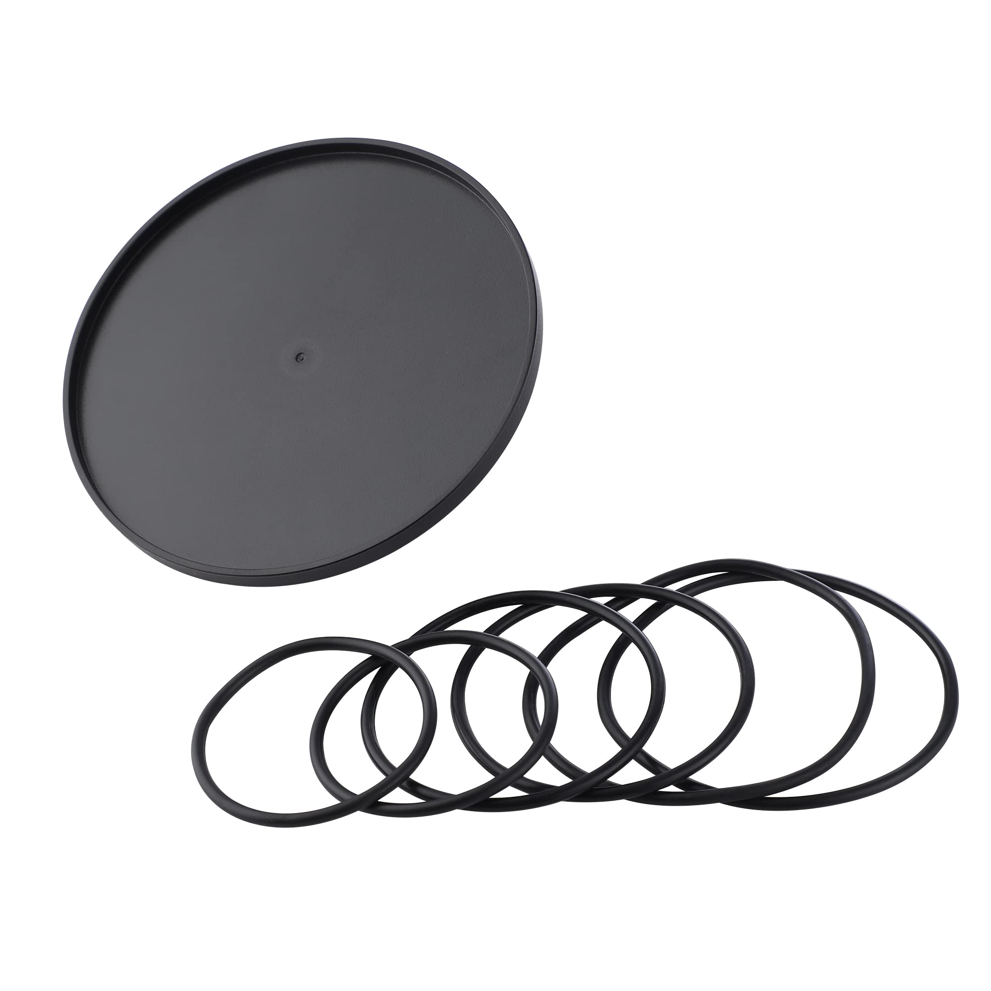 5    Universal Dildo Holder for KlicLok System Sex Machines, Oversize Suction Cup with Rubber Rings for Irregular Flat Base Dild