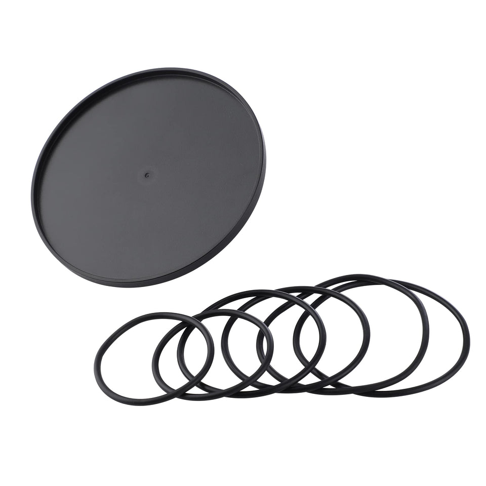5    Universal Dildo Holder for KlicLok System Sex Machines, Oversize Suction Cup with Rubber Rings for Irregular Flat Base Dild