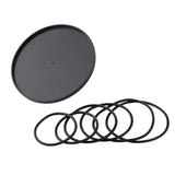 5    Universal Dildo Holder for KlicLok System Sex Machines, Oversize Suction Cup with Rubber Rings for Irregular Flat Base Dild