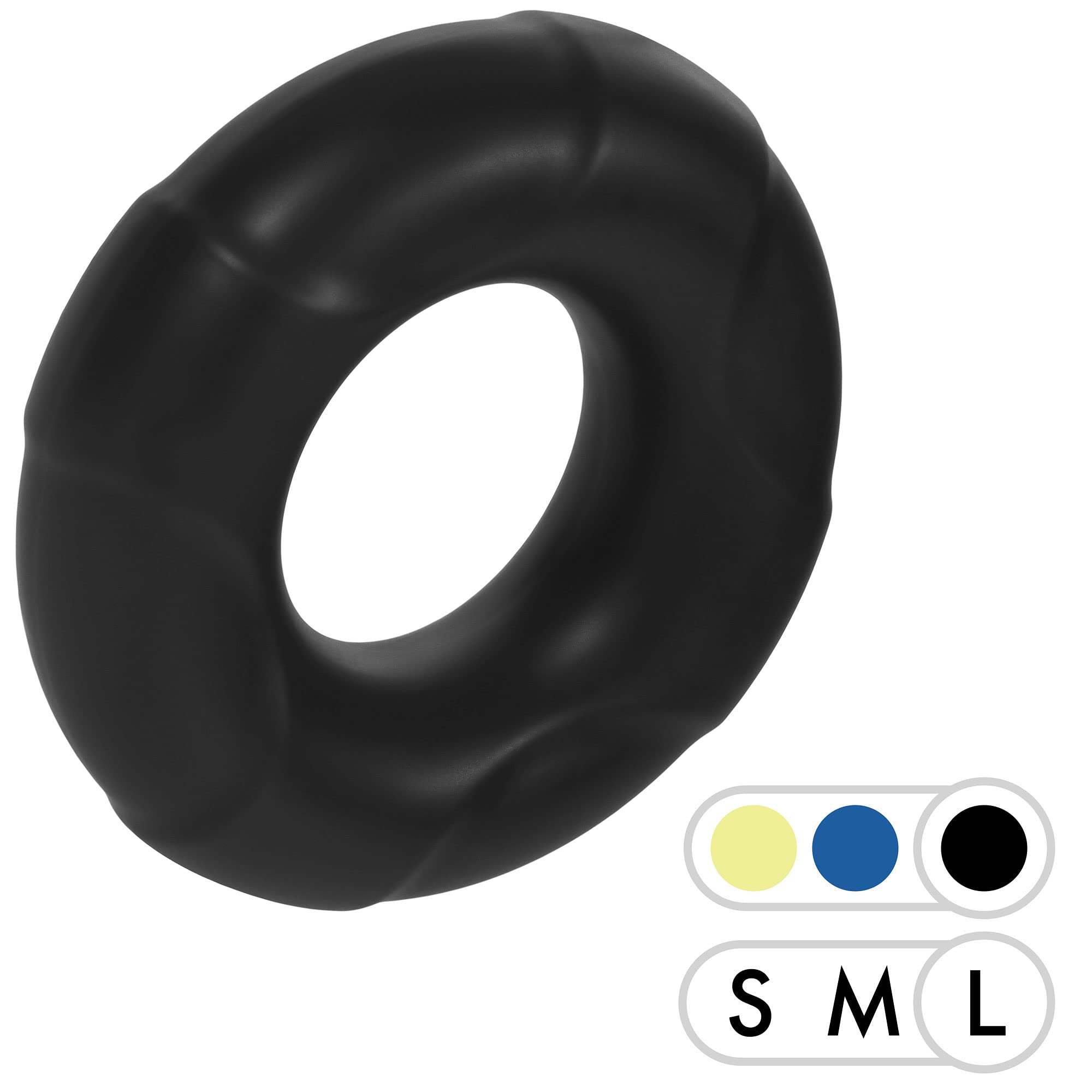 Forto F-33: 25mm Liquid Sil C-Ring Lg Bk