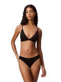 Calvin Klein Form to Body Lightly Lined Triangle Bralette Black