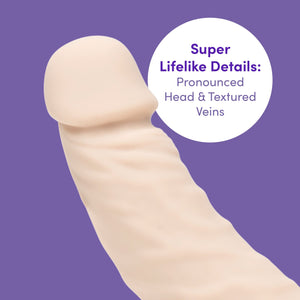 Lovehoney Lifelike Lover Luxe Strapless Strap On Dildo - Adjustable 9 Inch Realistic Dildo for Women - Smooth Soft to Touch Sili