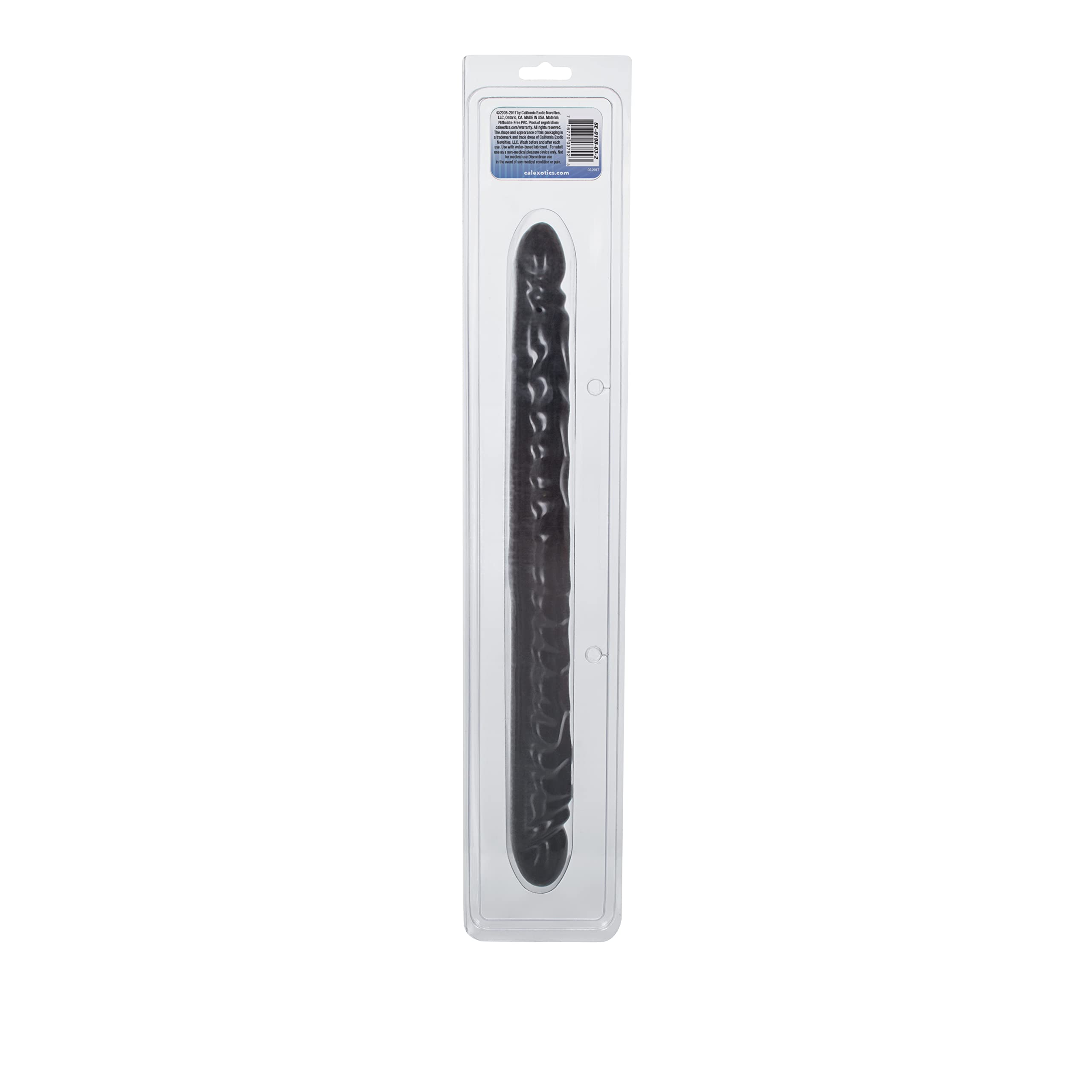 Calexotics Se-0198-03-2 Veined Super Slim Dong - Black