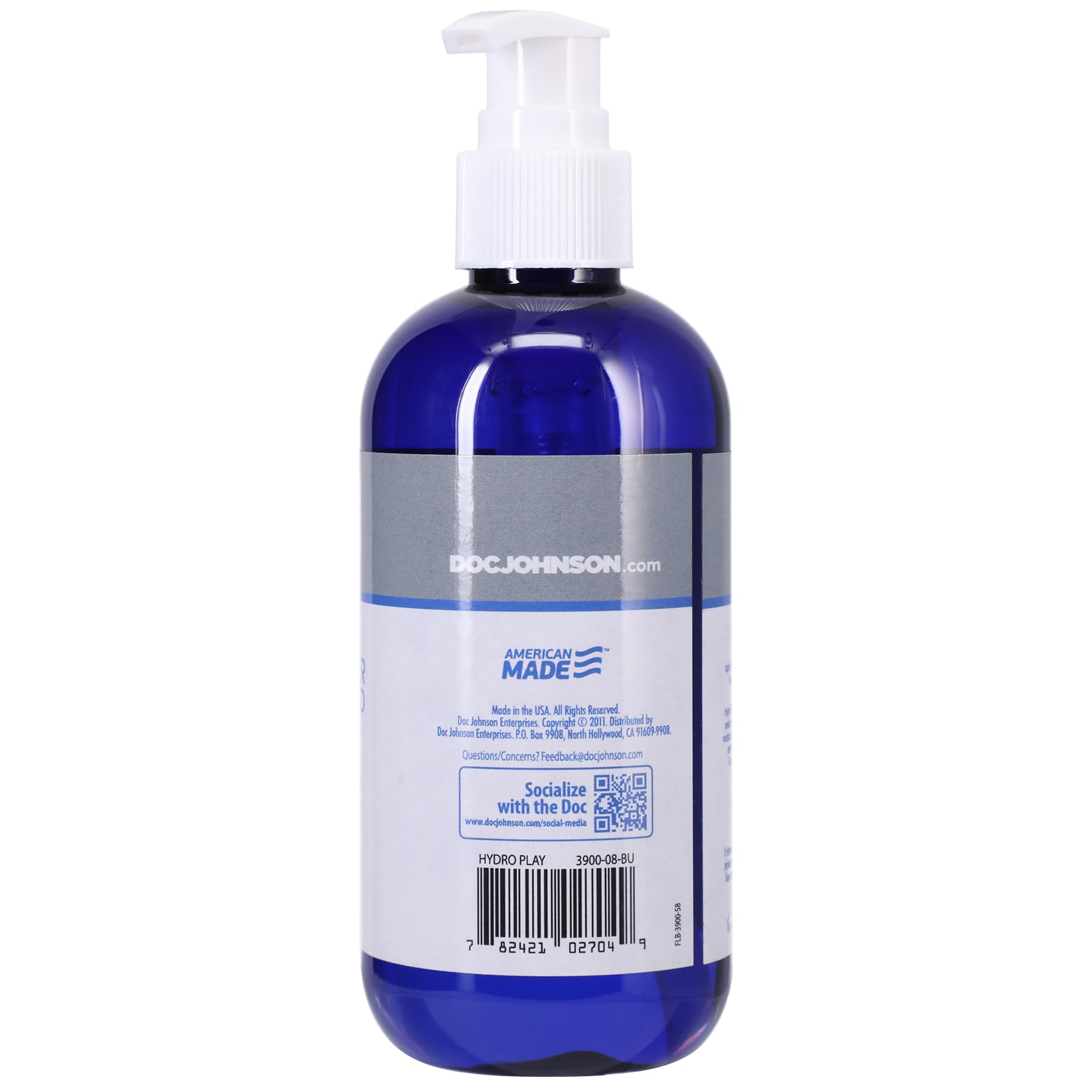 Doc Johnson Titanmen - Hydro Play Water Based Lube - Long Lasting & Smooth With Quick & Easy Clean Up - Versatile And Multi-Purp