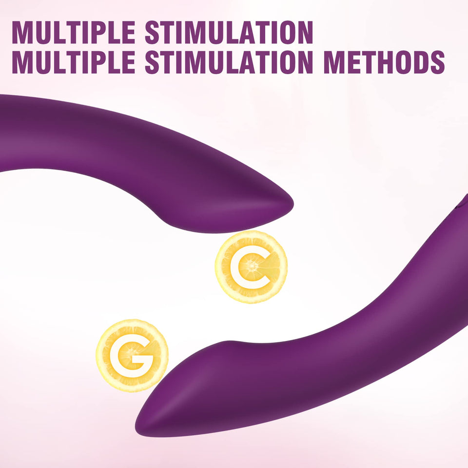 Gspot Vibrator Dildo Sex Toys - SVAKOM Female Vibrating Dildos Clitoral Stimulator Personal Massager Adult Toy with 5 * 5 Vibrat