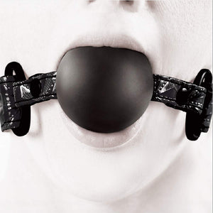 Sinful Soft Silicone Gag Black