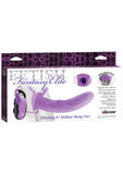 Pipedream Fetish Fantasy Elite Vibrating 8 Hollow Strap On  Purple