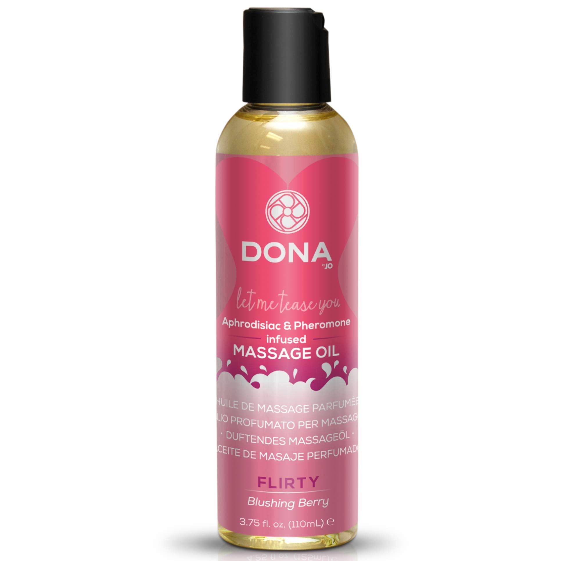 Dona Massage Oil Flirty  Blushing Berry 375 Floz   1 Count