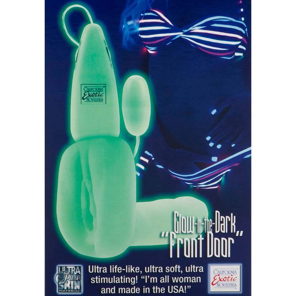 California Exotic Novelties Glow-In-The-Dark Life-Likes - Front Door, Green