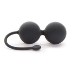 Fifty Shades Of Grey Tighten And Tense Black Silicone Jiggle Balls For Kegel Toning - 70G