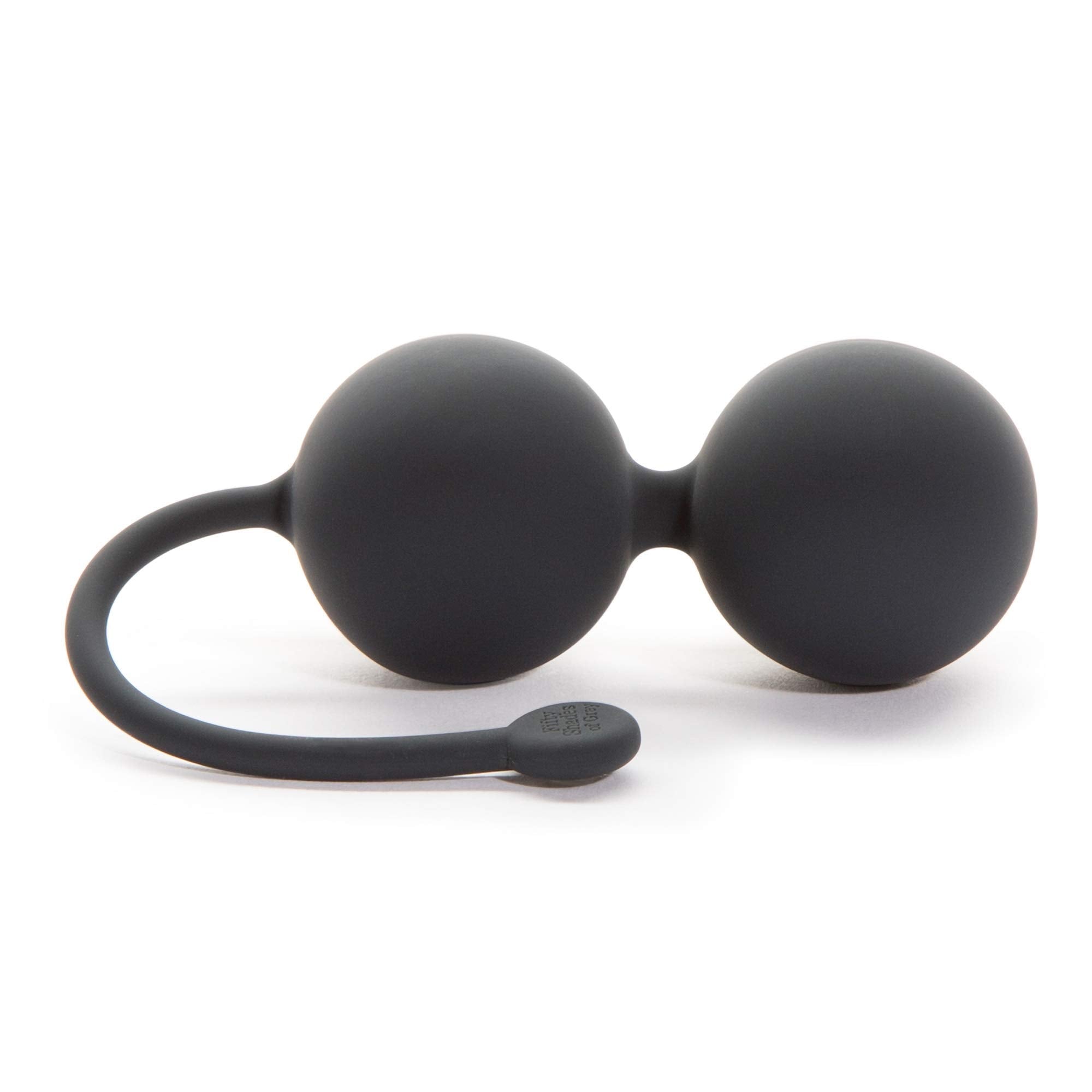 Fifty Shades Of Grey Tighten And Tense Black Silicone Jiggle Balls For Kegel Toning - 70G