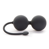 Fifty Shades Of Grey Tighten And Tense Black Silicone Jiggle Balls For Kegel Toning - 70G