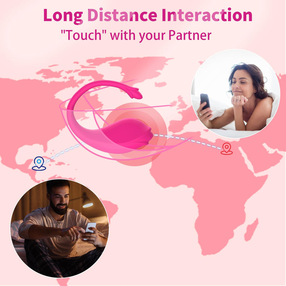 Remote Control Vibrator with App Couple Sex Toys - Wearable G Spot Female Vibrator for Vagina Anal Clitoris Stimulator, 9 Vibrat