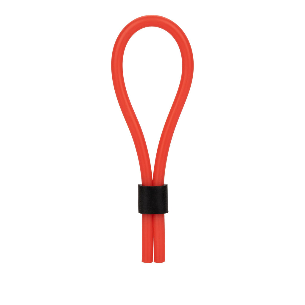 Silicone Stud Lasso Rings, Red