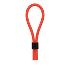 Silicone Stud Lasso Rings, Red