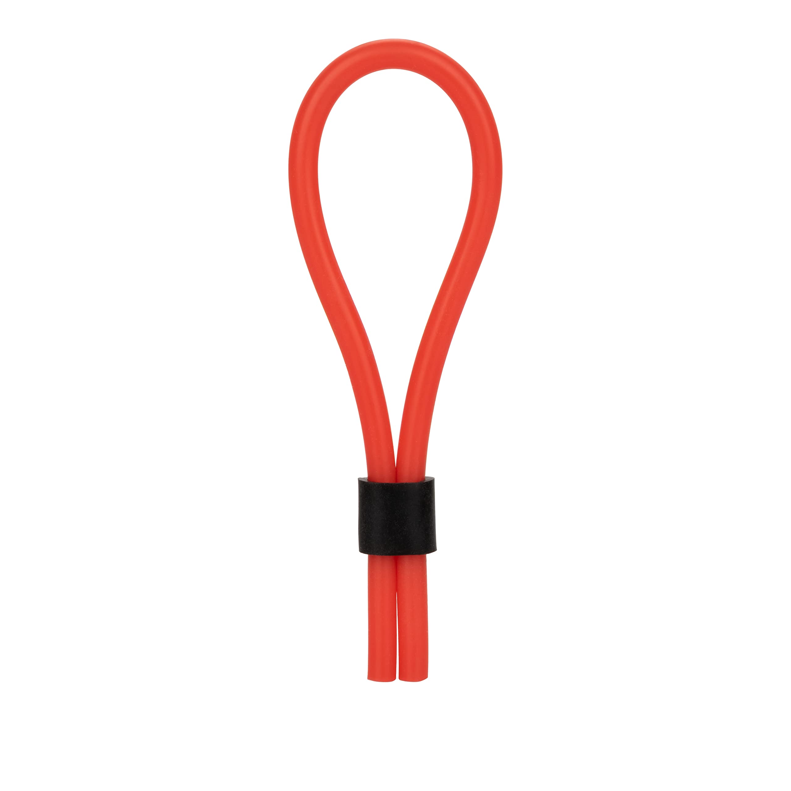 Silicone Stud Lasso Rings, Red