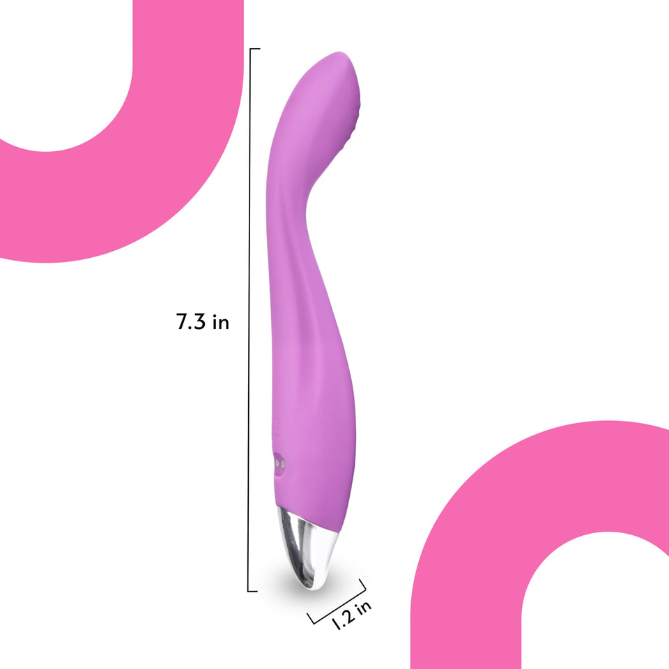 Sweet Vibrations Women Sex Toys - G Spot Vibrator with Vibrating Head for Clitoral Vibration Stimulator - G-Spot, Clit Toy Purpl
