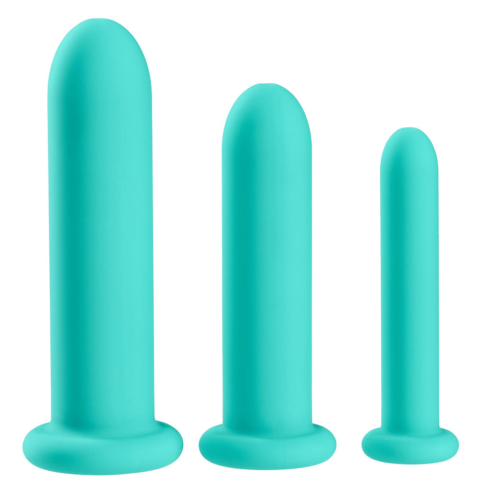 Cloud 9 Health & Wellness Silicone Dilator Kit (For Vaginal Or Anal Use)