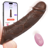 Penis Sleeve Vibrator Sex Toys - Pumps & Enlargers 4IN1 Penis Ring Extender, Upgraded App & Remote Control Multiple Modes, Elast