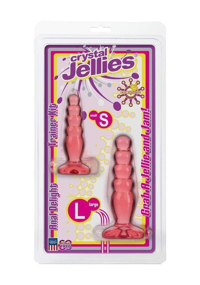 Crystal Jellies Anal Del Trainer Kit Pnk