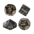 Sex Dice for Adult Couples Date Ideas Sex Games, 4pcs Couple Sex Toys-Black