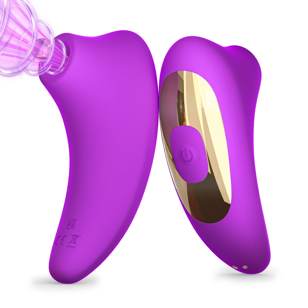 Sucking Vibrator Sex Toys - Rose Sucker Vibrators with 10 Suction & Vibrating Modes for Clitoral Nipple Anal Stimulation, Adult