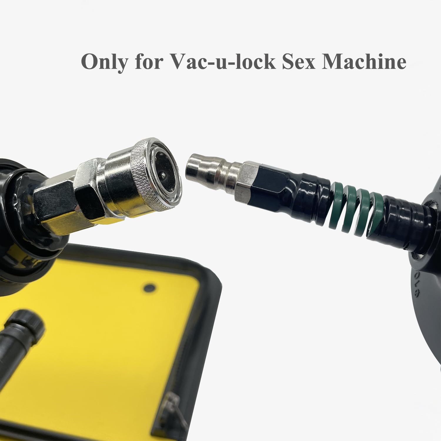 TenFruit Vac-u-Lock Connector to 3.86 '' Suction Cup with Quick Air Sex Machine Attachment to Universal Dildo Masturbator Holder