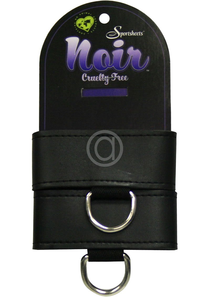 Sportsheets Noir Cruelty Free Wrist Bands, Black