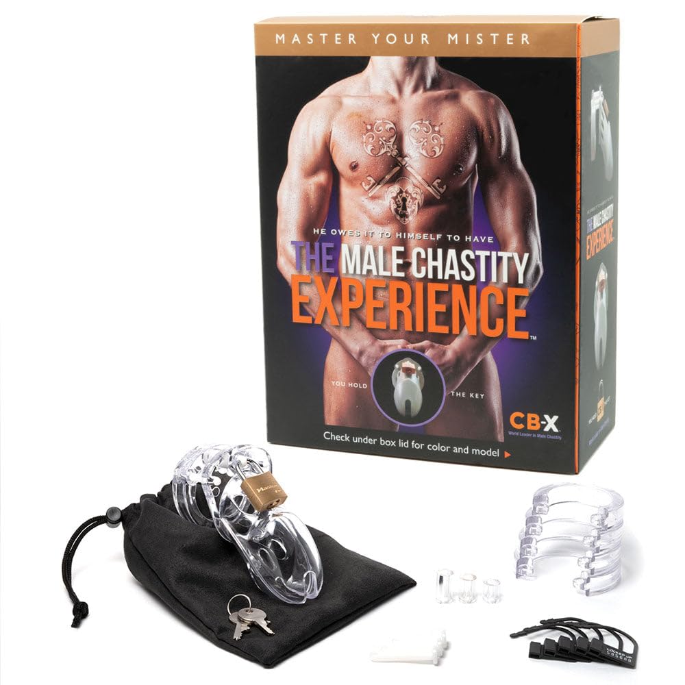 CB-3000 Male Chastity Device, Clear
