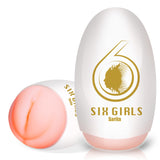 Male Masturbator Egg, Portable Pocket Pussy Stroker with 3D Realistic Textured Vagina Ultra Soft Stretchy Male Masturbators Cup,