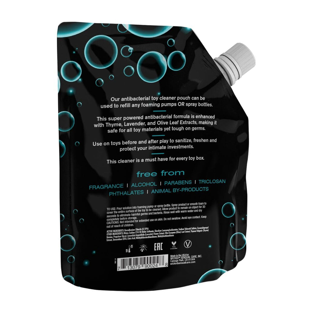 Wicked Sensual Foaming And Spray Toy Cleaner Refill Pouch
