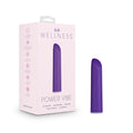 Blush Novelties Wellness Power Vibe - Discreet Powerful Lipstick Massager with 10 Modes - Travel Friendly and Rechargeable Satin